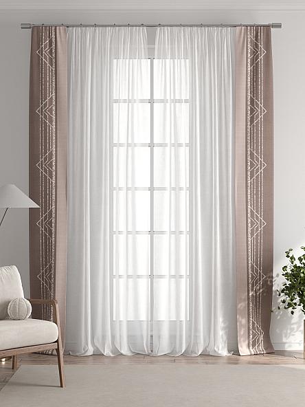 Тюль с декоративными подхватами Лабрист - 302 - фото 7