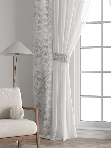 Тюль с декоративными подхватами Лабрист - 305 - фото 6