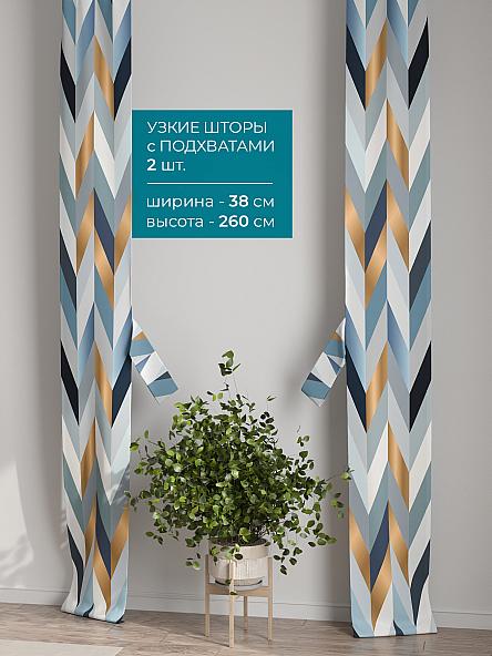 Тюль с декоративными подхватами Лабрист - 306 - фото 2