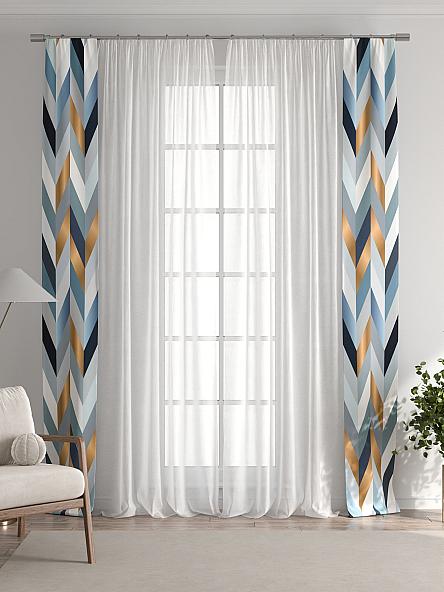 Тюль с декоративными подхватами Лабрист - 306 - фото 7