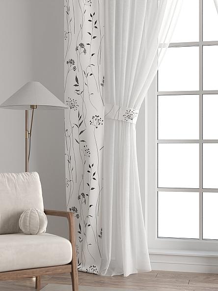 Тюль с декоративными подхватами Лабрист - 310 - фото 6