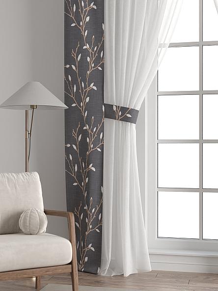 Тюль с декоративными подхватами Лабрист - 322 - фото 6