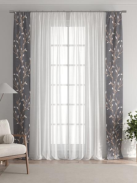 Тюль с декоративными подхватами Лабрист - 322 - фото 7