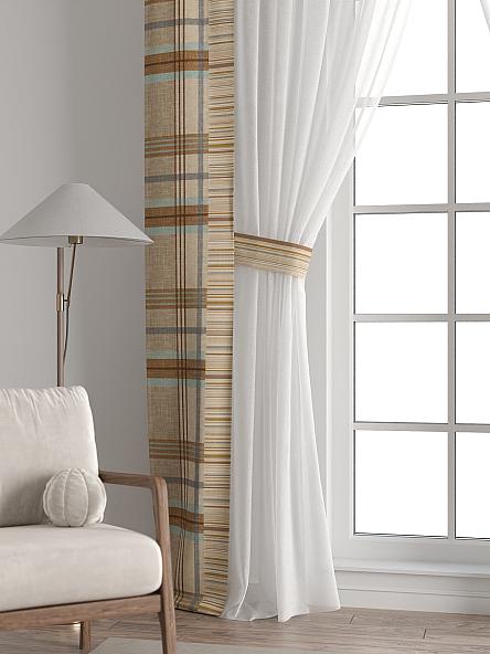 Тюль с декоративными подхватами Лабрист - 324 - фото 6