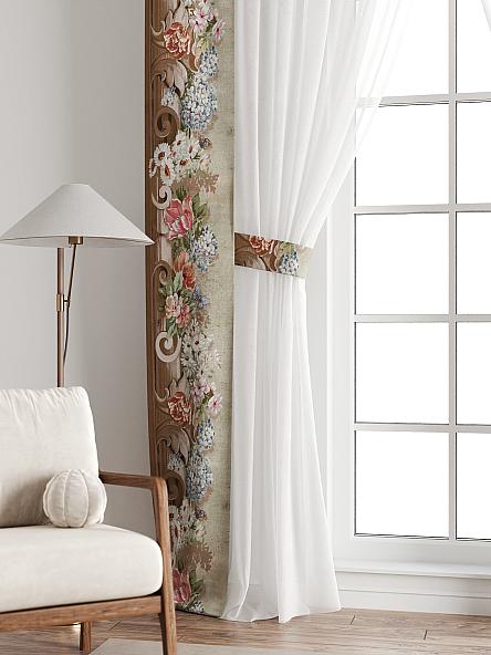 Тюль с декоративными подхватами Лабрист - 107 - фото 6