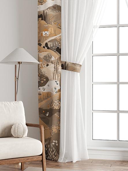 Тюль с декоративными подхватами Лабрист - 113 - фото 6