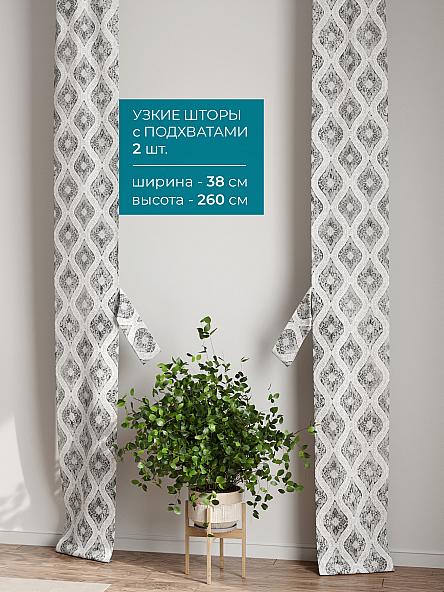 Тюль с декоративными подхватами Лабрист - 114 - фото 2