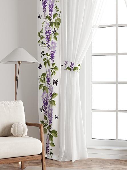 Тюль с декоративными подхватами Лабрист - 179 - фото 6