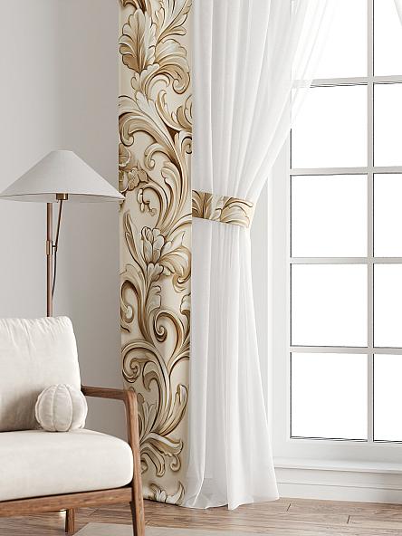 Тюль с декоративными подхватами Лабрист - 184 - фото 6