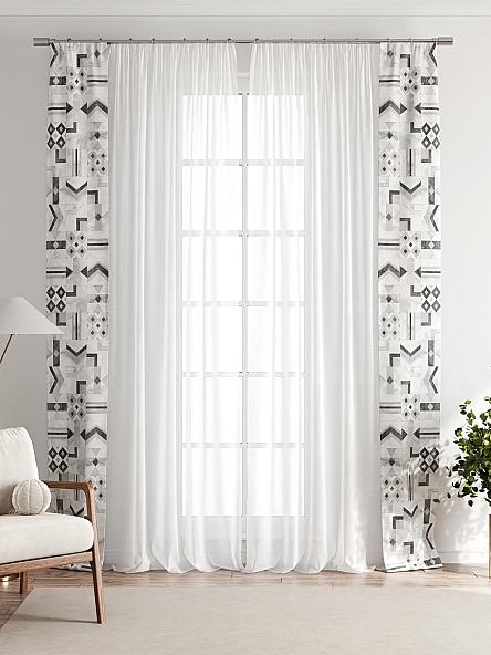 Тюль с декоративными подхватами Лабрист - 185 - фото 7