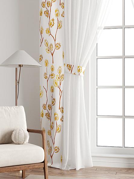 Тюль с декоративными подхватами Лабрист - 188 - фото 6