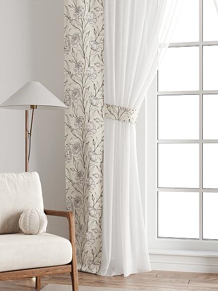 Тюль с декоративными подхватами Лабрист - 198 - фото 6