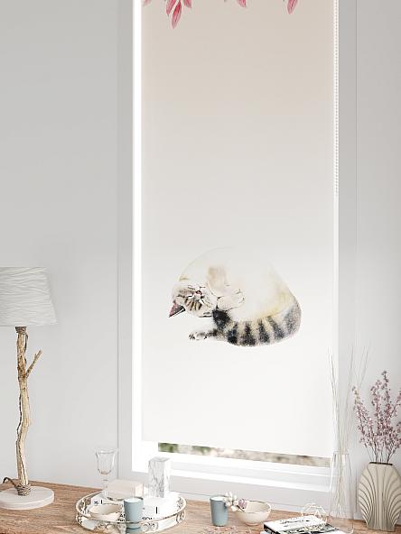 Рулонная штора для кухни для детской Фиреда - 211 - ширина 62 см - фото 5