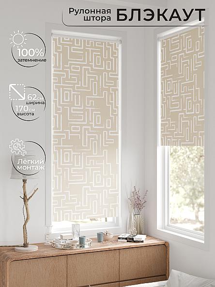 Рулонная штора для кухни для детской Фиреда - 224 - ширина 62 см - фото 2