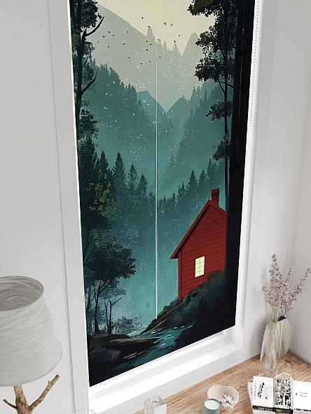 Рулонная штора для кухни для детской Фиреда - 226 - ширина 62 см - фото 4