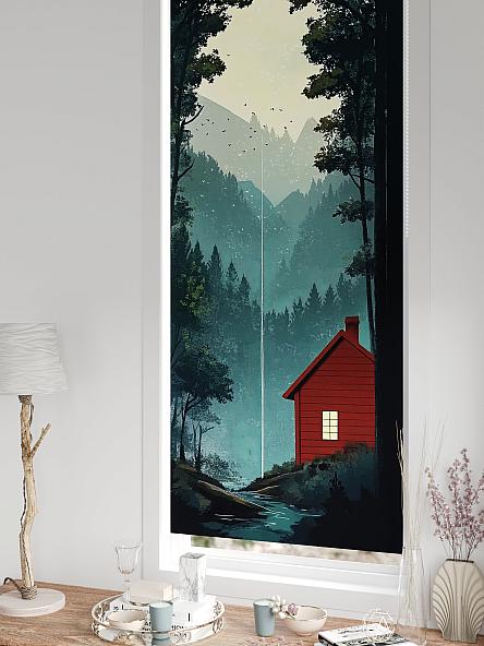 Рулонная штора для кухни для детской Фиреда - 226 - ширина 62 см - фото 5