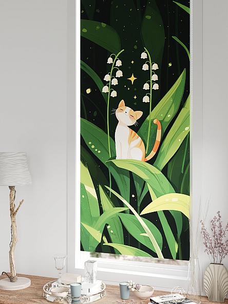 Рулонная штора для кухни для детской Фиреда - 229 - ширина 62 см - фото 5