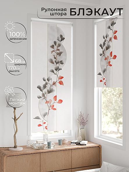 Рулонная штора для кухни для детской Легроса - 201 - ширина 68 см - фото 2