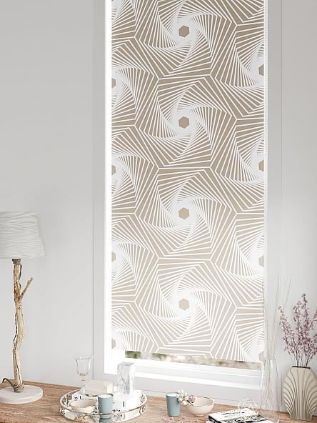 Рулонная штора для кухни для детской Легроса - 202 - ширина 68 см - фото 5