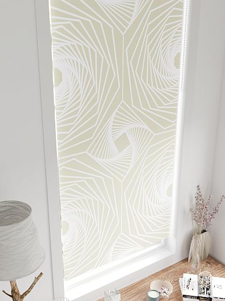 Рулонная штора для кухни для детской Легроса - 203 - ширина 68 см - фото 4