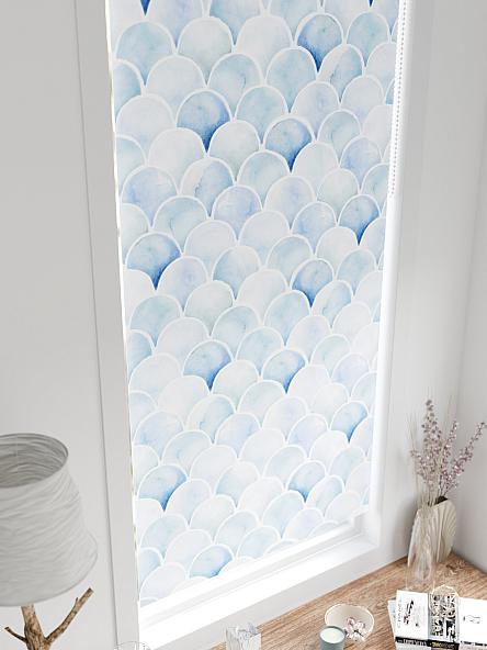 Рулонная штора для кухни для детской Легроса - 207 - ширина 68 см - фото 4