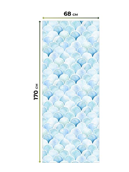 Рулонная штора для кухни для детской Легроса - 207 - ширина 68 см - фото 7