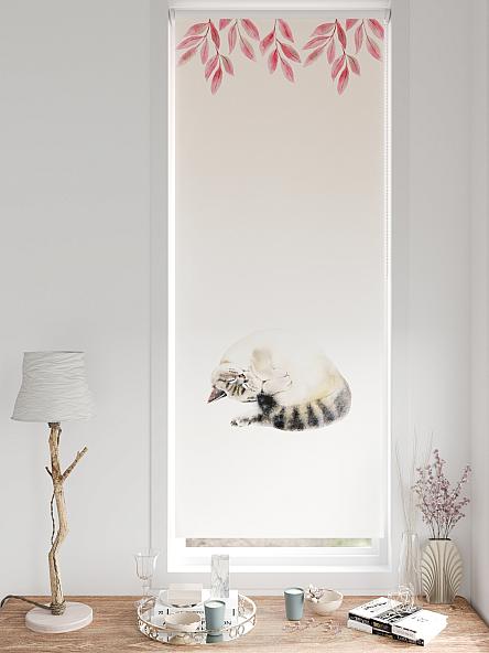 Рулонная штора для кухни для детской Легроса - 211 - ширина 68 см - фото 3