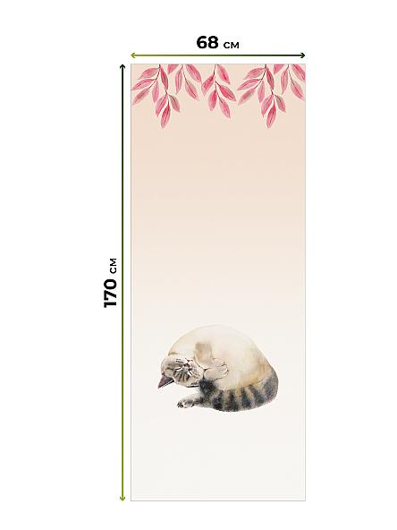 Рулонная штора для кухни для детской Легроса - 211 - ширина 68 см - фото 7