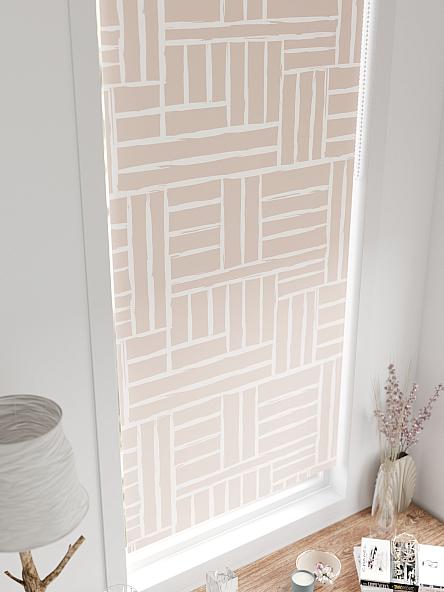 Рулонная штора для кухни для детской Легроса - 214 - ширина 68 см - фото 4