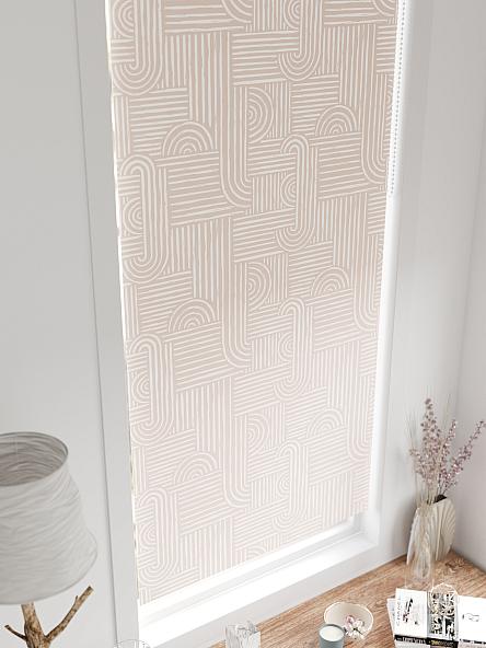 Рулонная штора для кухни для детской Легроса - 216 - ширина 68 см - фото 4