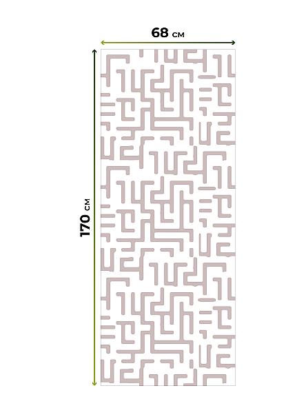 Рулонная штора для кухни для детской Легроса - 220 - ширина 68 см - фото 7