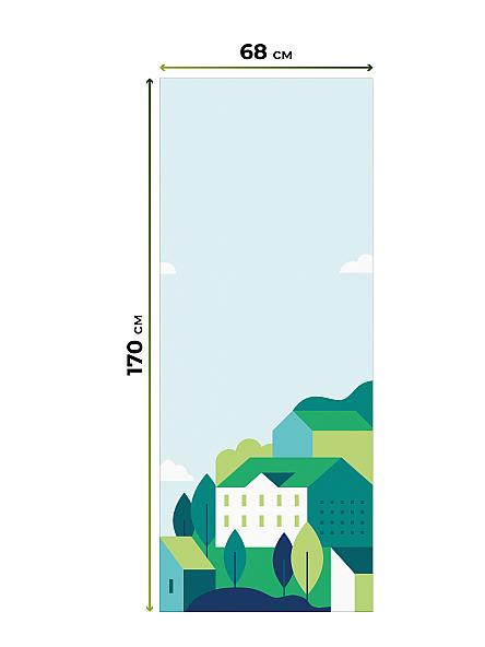 Рулонная штора для кухни для детской Легроса - 222 - ширина 68 см - фото 7
