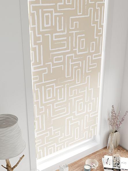 Рулонная штора для кухни для детской Легроса - 224 - ширина 68 см - фото 4