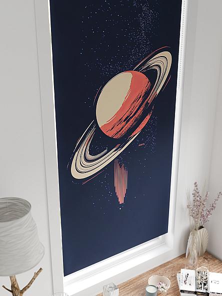 Рулонная штора для кухни для детской Легроса - 228 - ширина 68 см - фото 4