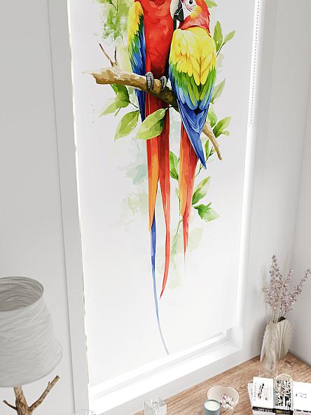 Рулонная штора для кухни для детской Легроса - 230 - ширина 68 см - фото 4