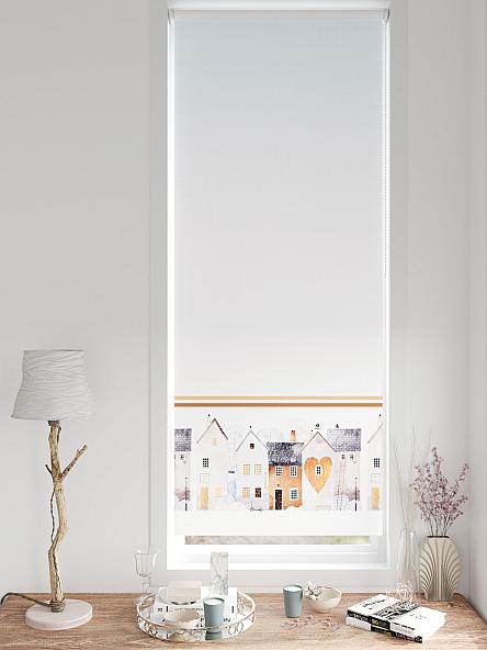 Рулонная штора для кухни для детской Легроса - 232 - ширина 68 см - фото 3