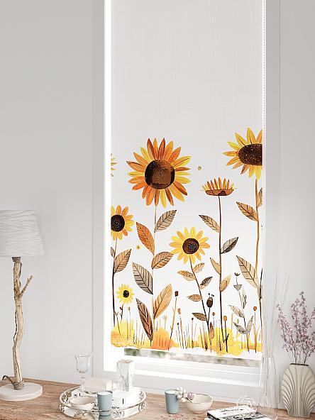 Рулонная штора для кухни для детской Легроса - 234 - ширина 68 см - фото 5