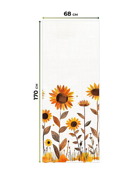 Рулонная штора для кухни для детской Легроса - 234 - ширина 68 см - фото 7