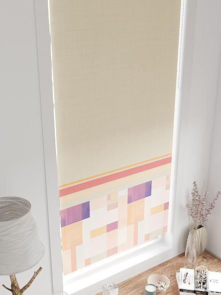 Рулонная штора для кухни для детской Легроса - 235 - ширина 68 см - фото 4