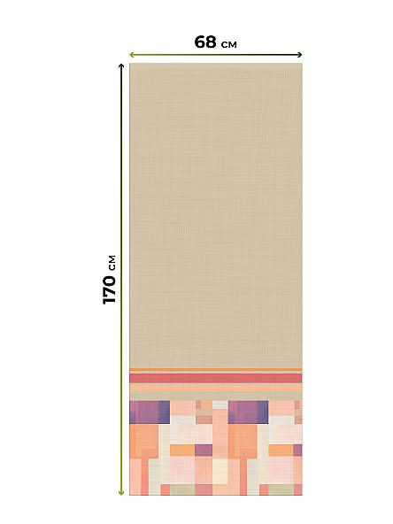 Рулонная штора для кухни для детской Легроса - 235 - ширина 68 см - фото 7