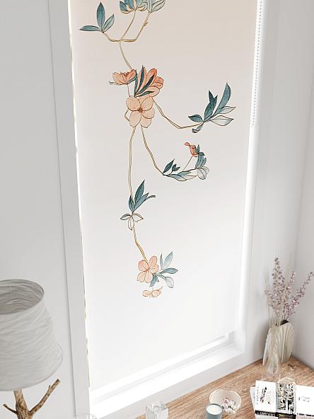 Рулонная штора для кухни для детской Легроса - 236 - ширина 68 см - фото 4