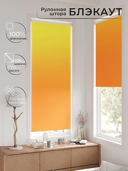 Рулонная штора для кухни для детской Легроса - 242 - ширина 68 см - фото 2