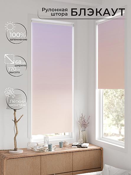 Рулонная штора для кухни для детской Легроса - 251 - ширина 68 см - фото 2