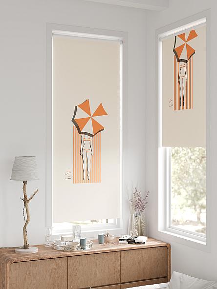 Рулонная штора для кухни для детской Легроса - 252 - ширина 68 см