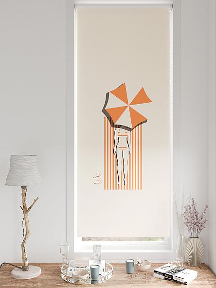 Рулонная штора для кухни для детской Легроса - 252 - ширина 68 см - фото 3