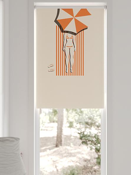 Рулонная штора для кухни для детской Легроса - 252 - ширина 68 см - фото 6