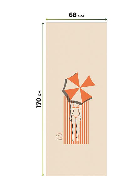 Рулонная штора для кухни для детской Легроса - 252 - ширина 68 см - фото 7