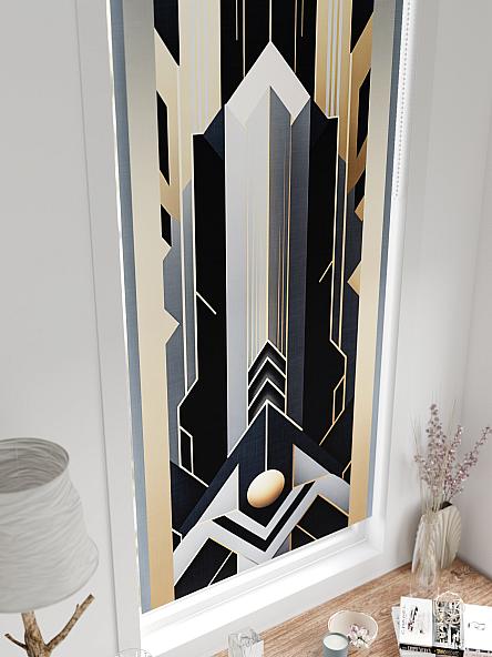 Рулонная штора для кухни для детской Легроса - 255 - ширина 68 см - фото 4