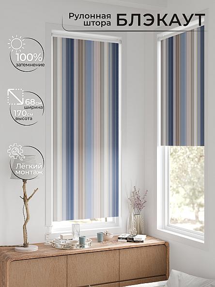 Рулонная штора для кухни для детской Легроса - 257 - ширина 68 см - фото 2