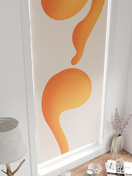 Рулонная штора для кухни для детской Фиреда - 295 - ширина 62 см - фото 4